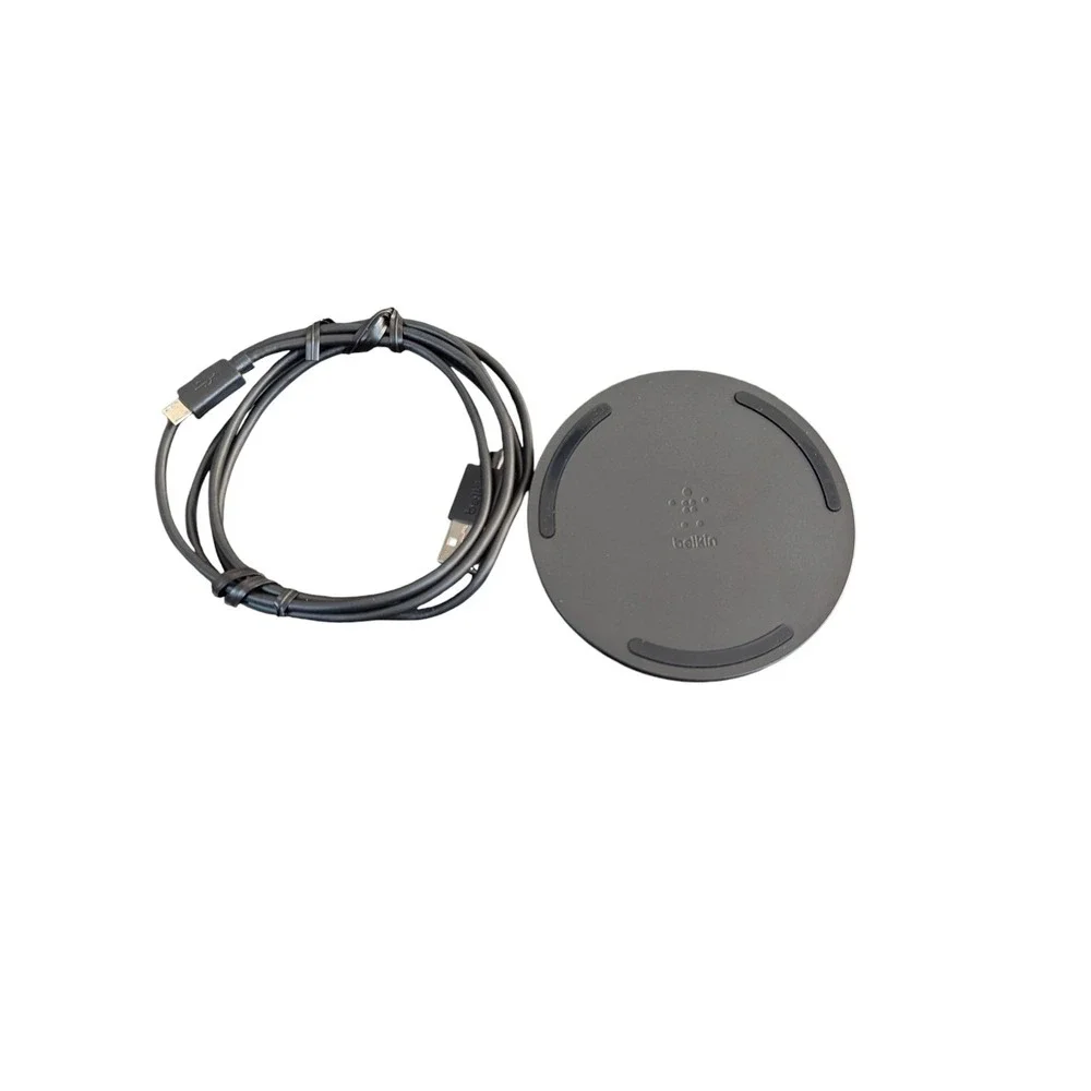 Aa8Ux Belkin 15W Qi Charging Pad - Black: Compatible with iPhone & Galaxy Models